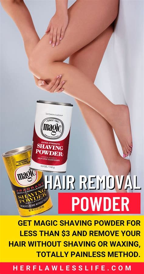 The Next Level of Hair Removal: Embrace the Magic of Hair Removal Powder.